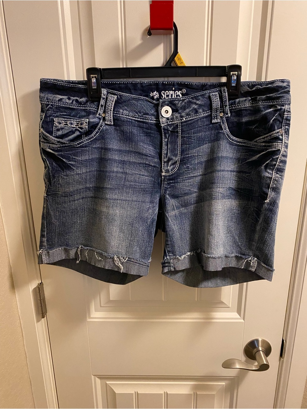 Short Sexy Series 31 shorts 14 Stretch Blue Jeans Shorts Fade Wash Cut Offs Nice